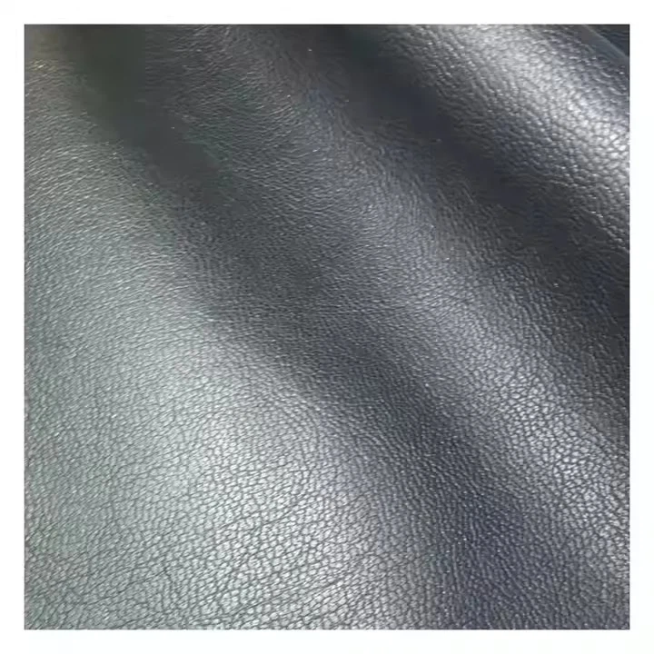 High Quality Pu Leather Washable Cotton Bottom Jacket Leather Fabric