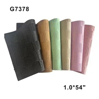 Dizainerio megztinio tekstūra, įspausta 3D raižytos odos apmušalų vinilo audinio dirbtinės sintetinė PVC oda, skirta maišui