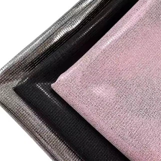 PU sintetinė oda Mažas čekis, įspaustas su „Flash Surface“ karšto štampavimo apdorojimo batų krepšio sofos kėdės gamyba