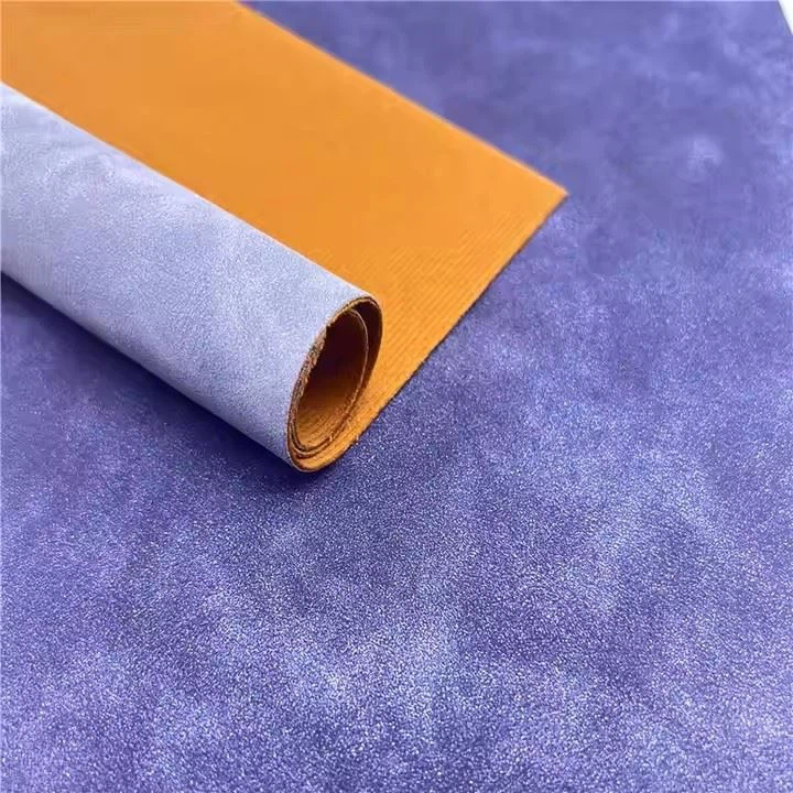 Suede Artificial Leather Smooth Surface High Quality Faux Leather For Bags Furniture Decorations