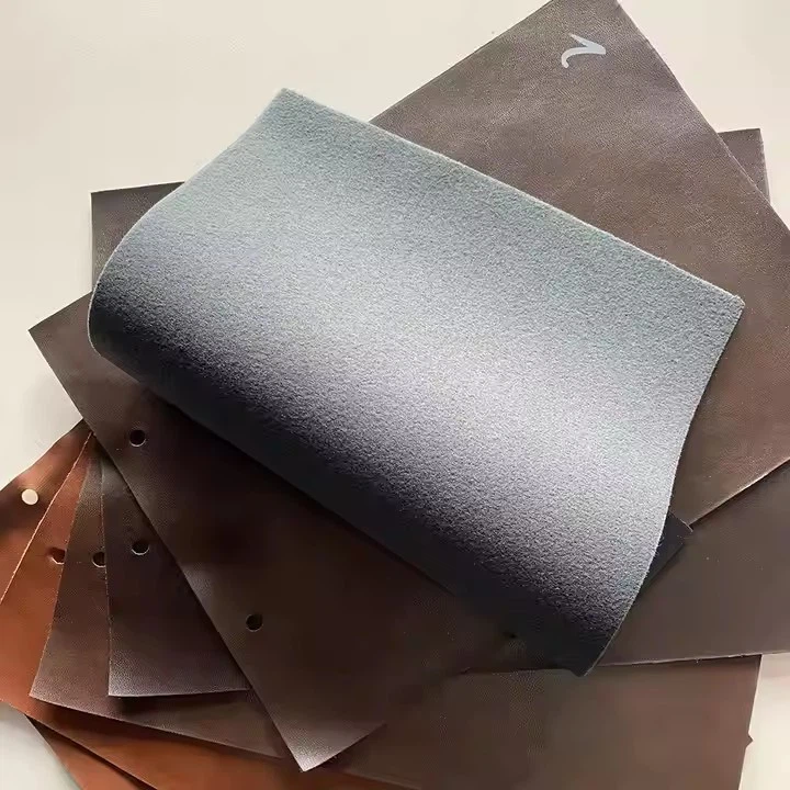 Waterproof Skin Pattern Eco Friendly PU Leather Fabric, Customization Recycled Smooth Pu Upholstery Leather